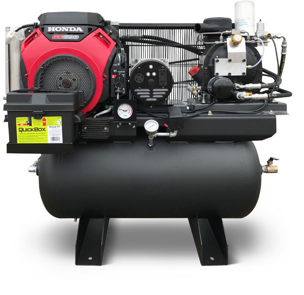 Gas or Diesel Rotary Screw Compressor / Generator
